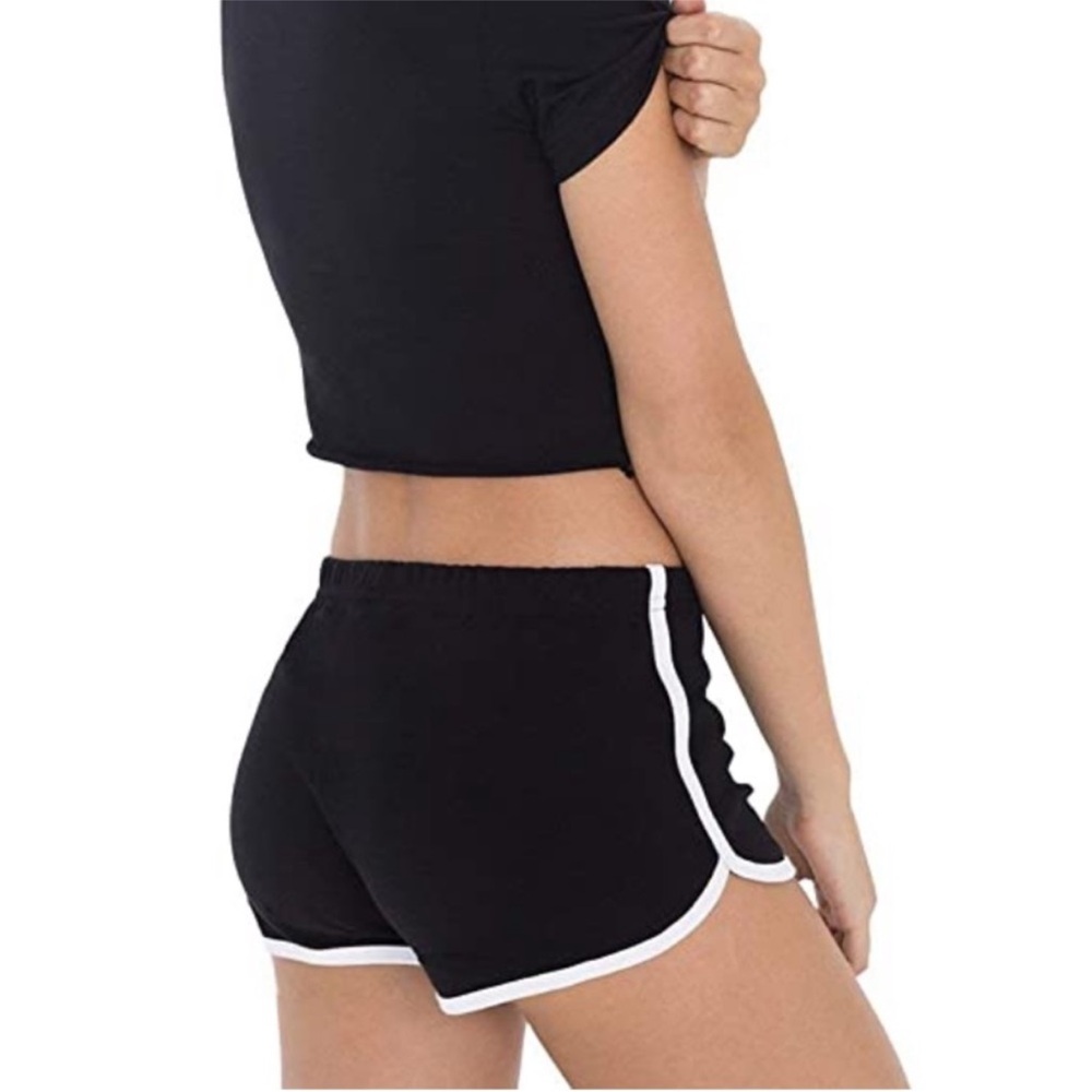 NEW American Apparel Interlock Running Shorts Active Bottom - Picture 3 of 8
